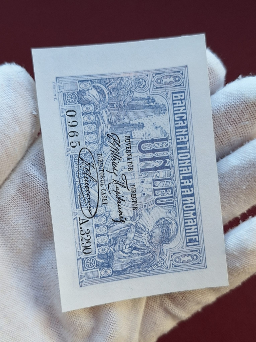 Romania, 1 leu 1920, Lupoaica, necirculata [6]