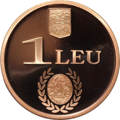 Romania, 1 Leu 2009 - 190 de ani de la naşterea lui Nicolae Bălcescu, tombac [2]