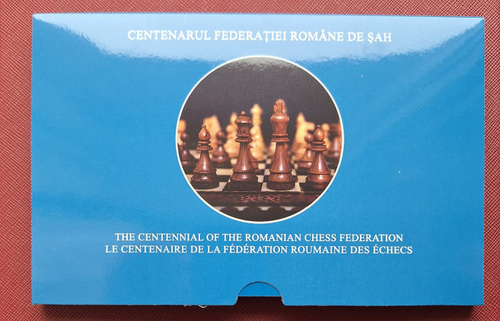 Romania, 1 Leu 2025 - Centenarul Federatiei Romane de Sah, tombac [6]