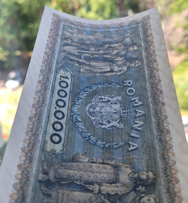Romania 1 milion lei 1947, seria D.1424/0221, UNC [6]