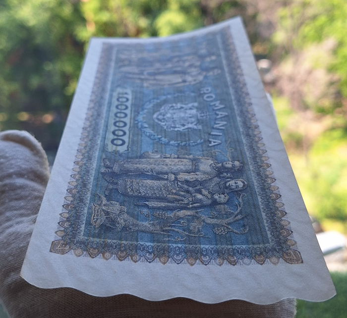 Romania 1 milion lei 1947, seria D.1424/0221, UNC [7]