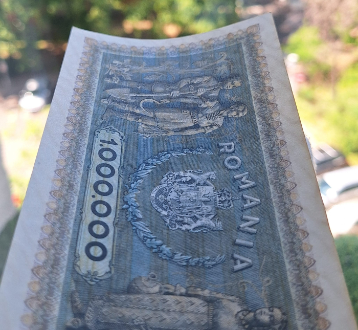 Romania 1 milion lei 1947, seria D.1424/0958, UNC [6]