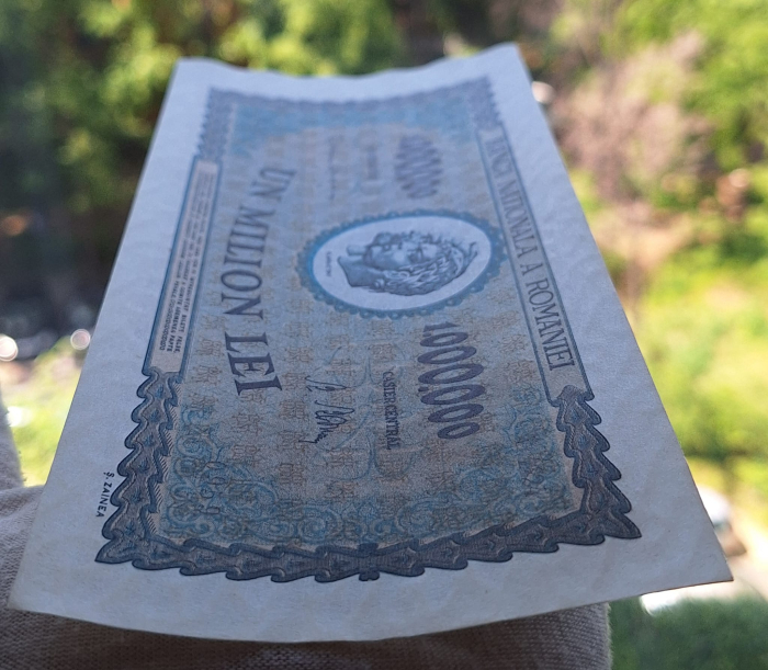 Romania 1 milion lei 1947, seria D.1424/0959, UNC [9]