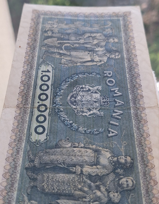 Romania 1 milion lei 1947, seria N.0688/0042, stare buna [4]