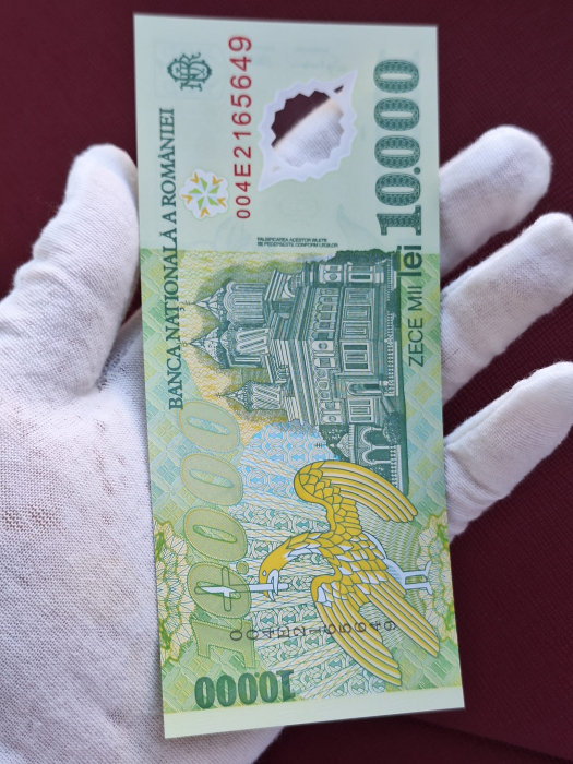 Romania, 10,000 Lei 2000, necirculata, semnatura Ghizari [4]