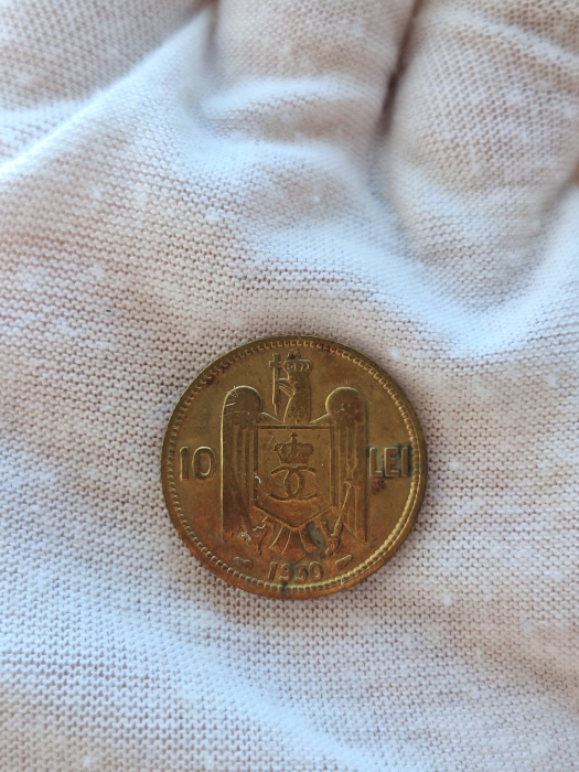 Romania, 10 lei 1930 monetaria Paris, Regele Carol II [2]