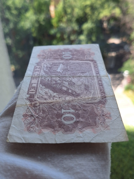 Romania, 10 lei 1952, seria n 27 / 506064, circulata, stare buna [5]