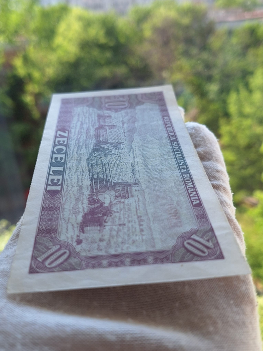 Romania 10 LEI 1966, seria E.0120/016501, UNC- [4]