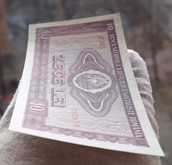 Romania 10 LEI 1966, seria E.0325/797059, UNC- [6]