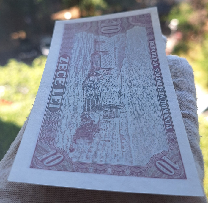 Romania 10 LEI 1966, seria D.0348/884406, UNC- [5]