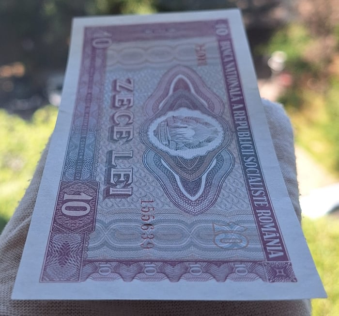 Romania 10 LEI 1966, seria H.0091/155639, UNC- [4]