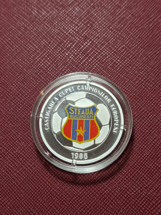 Romania, 10 Lei 2026 - 40 ani de la castigarea CCE, Steaua, argint [3]