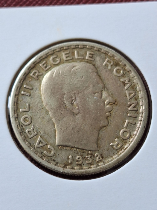 Romania, 100 lei 1932 monetaria Londra, Regele Carol II [1]