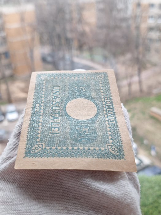 Romania 100 Lei 1945, Regele Mihai, UNC- [5]