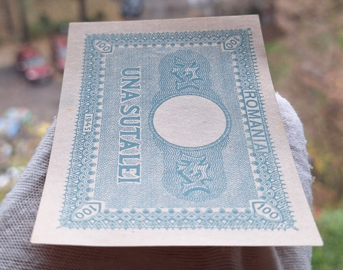 Romania 100 Lei 1945, Regele Mihai, necirculata [5]