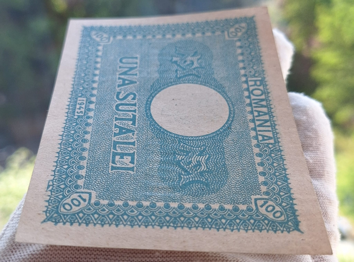 Romania 100 Lei 1945, Regele Mihai, necirculata [5]