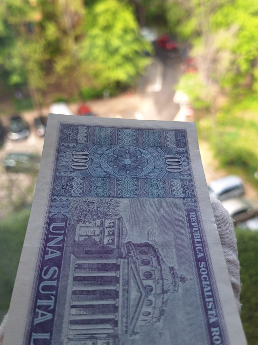 Romania 100 lei 1966, seria D.0199/548044, UNC- [3]