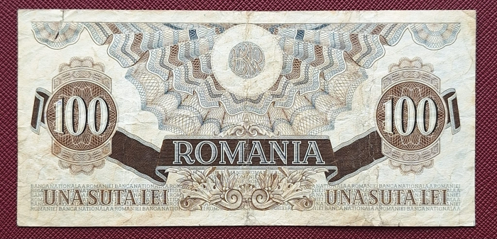 Romania 100 lei decembrie 1947, seria X.10/175688, circulata [2]