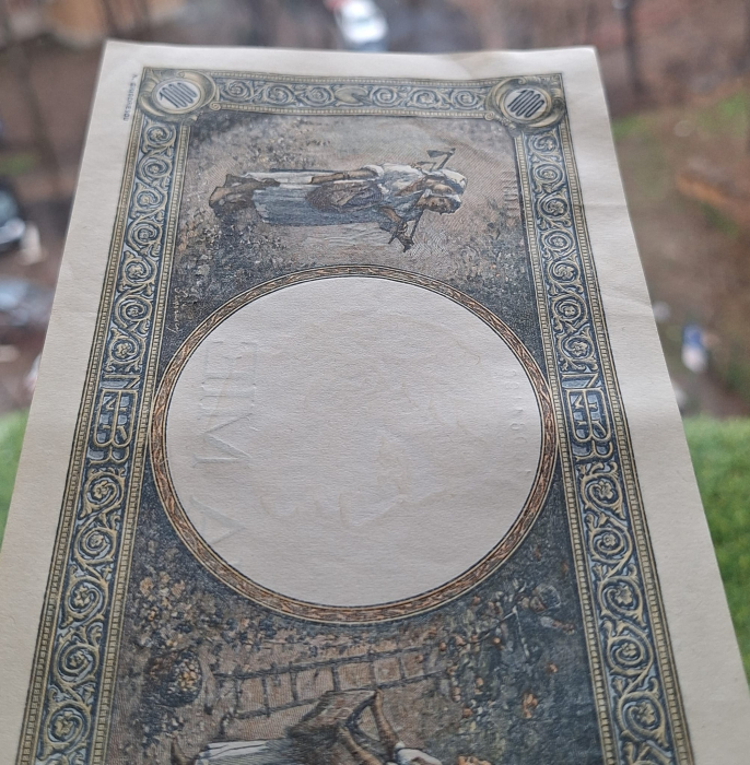 Romania, 1000 lei 1941, seria O.0643/0126/16064126, Aunc [5]