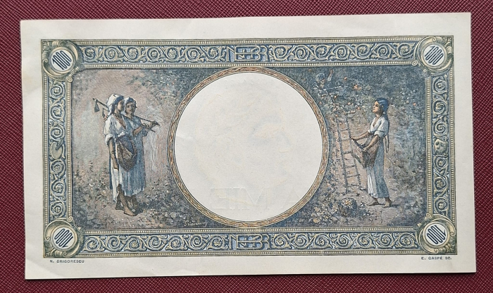 Romania, 1000 lei 1941, seria O.0643/0126/16064126, Aunc [2]