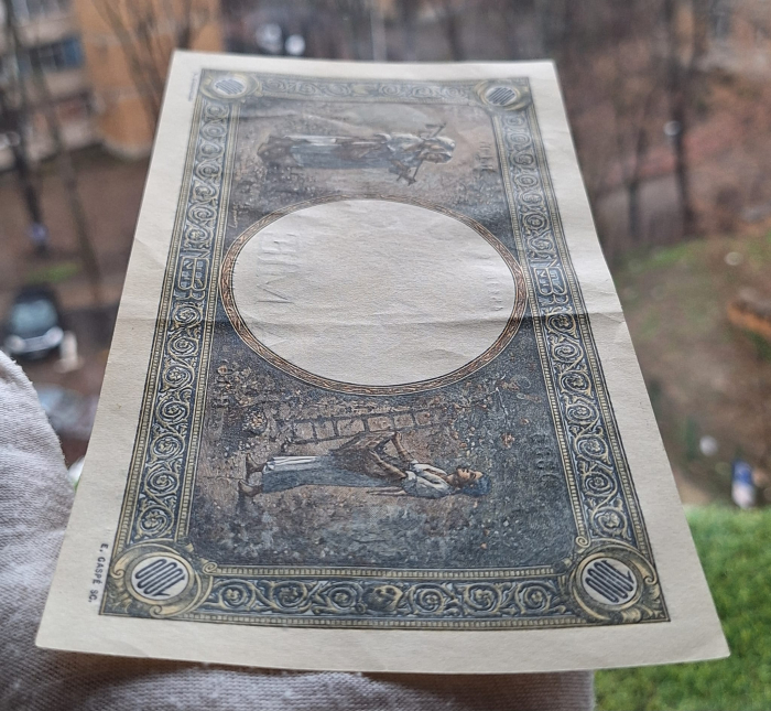 Romania, 1000 lei 1941, seria R.1805/0336/45116336, Aunc [4]