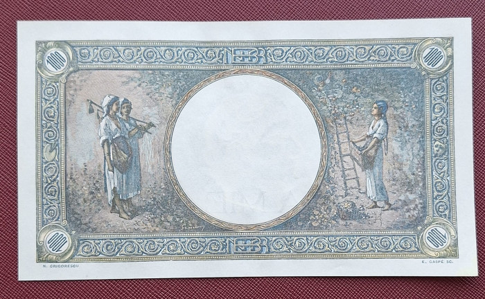 Romania, 1000 lei 1941, seria X.2142/0867/53546867, necirculata [2]