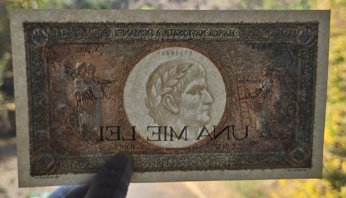 Romania, 1000 lei 1941, seria X.2142/0867/53546867, necirculata [4]