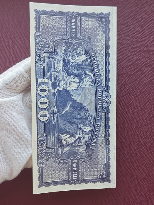 Romania, 1000 lei 1950, seria L/1 0370214, UNC- [5]