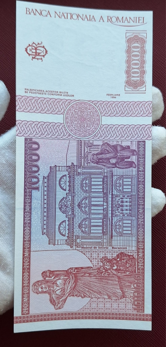 Romania, 10000 lei 1994, seria F.0041/379746, UNC [8]