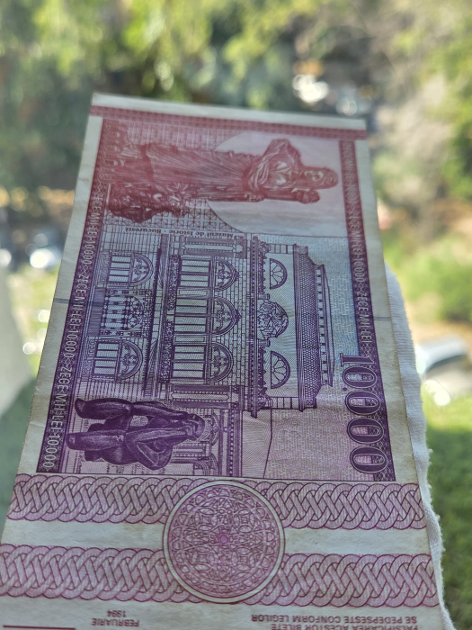 Romania, 10000 lei 1994, seria F.0011/727359, circulata [7]