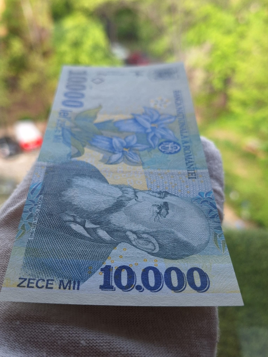 Romania, 10000 lei 1999, seria 003C3513985, necirculata [6]