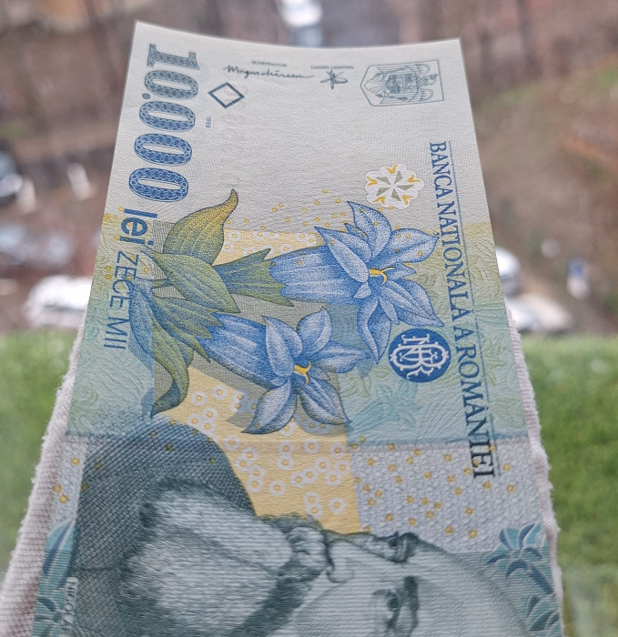 Romania, 10000 lei 1999, seria 007D1956965, UNC - [6]