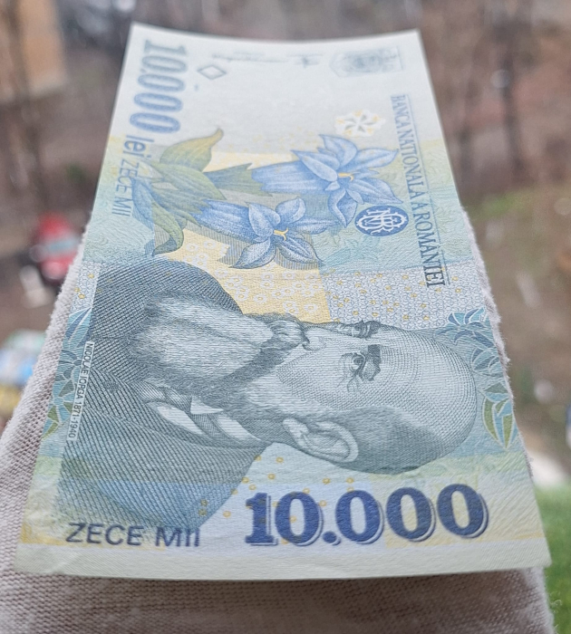 Romania, 10000 lei 1999, seria 007D1956965, UNC - [7]