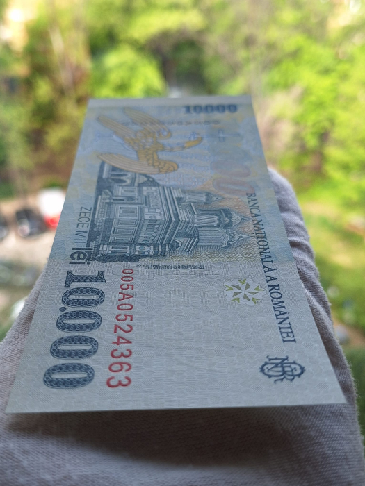 Romania, 10000 lei 1999, seria 005A0524363, necirculata [5]