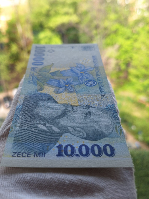 Romania, 10000 lei 1999, seria 005A0524363, necirculata [6]
