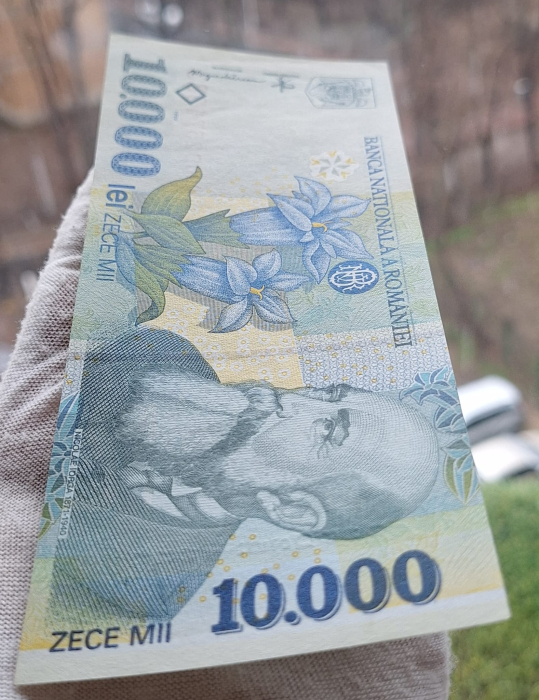 Romania, 10000 lei 1999, seria 006D2571383, UNC - [6]