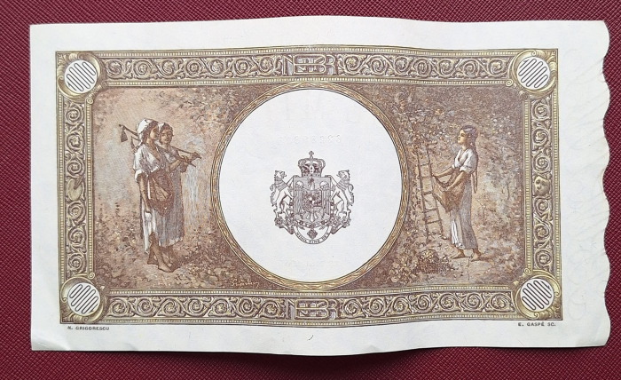 Romania, 10000 lei Mai 1946, seria 0808/O.2492/62289808, stare buna [2]