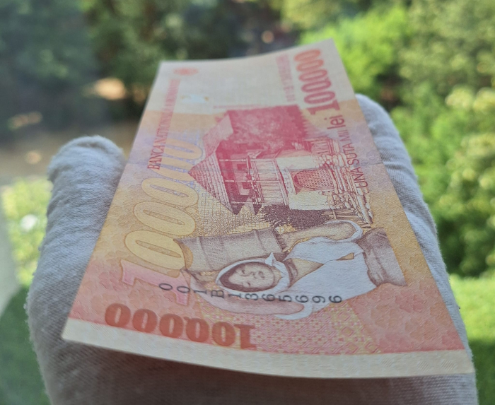 Romania, 100000 lei 1998, seria 001B1365696, UNC- [7]