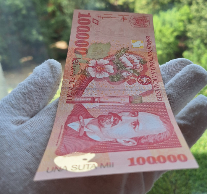 Romania, 100000 lei 1998, seria 001B1467259, UNC- [6]