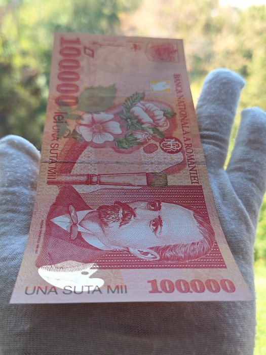 Romania, 100000 lei 1998, seria 005C0268205, circulata [7]