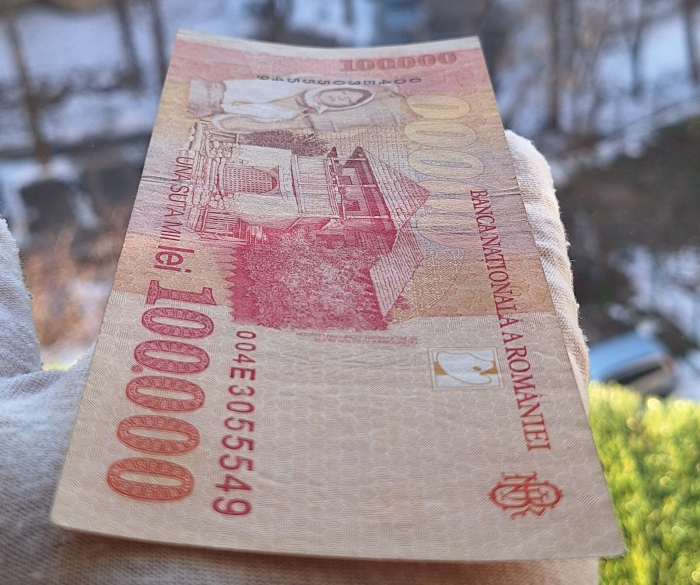 Romania, 100000 lei 1998, seria 004E3055549, circulata [5]