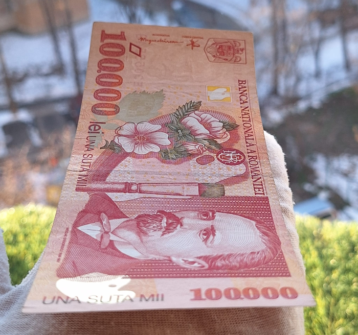 Romania, 100000 lei 1998, seria 004E3055549, circulata [4]