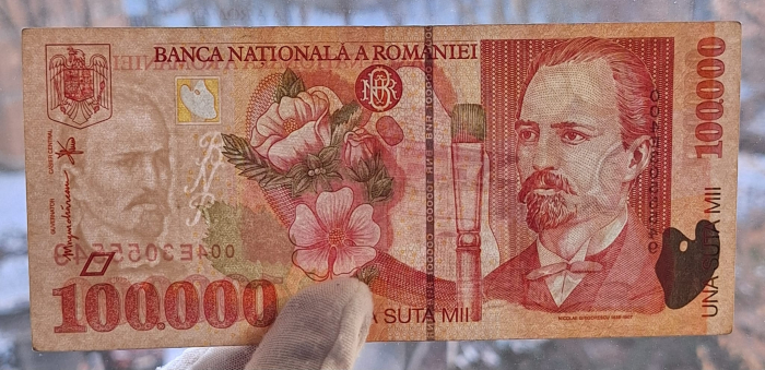 Romania, 100000 lei 1998, seria 004E3055549, circulata [3]