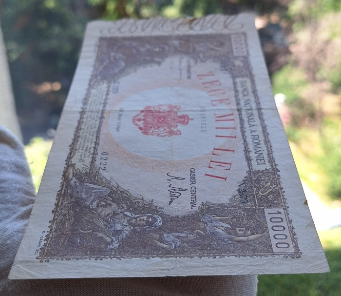 Romania, 100000 lei 28 Mai 1946, seria 0222/N.2379/59463222, circulata [4]