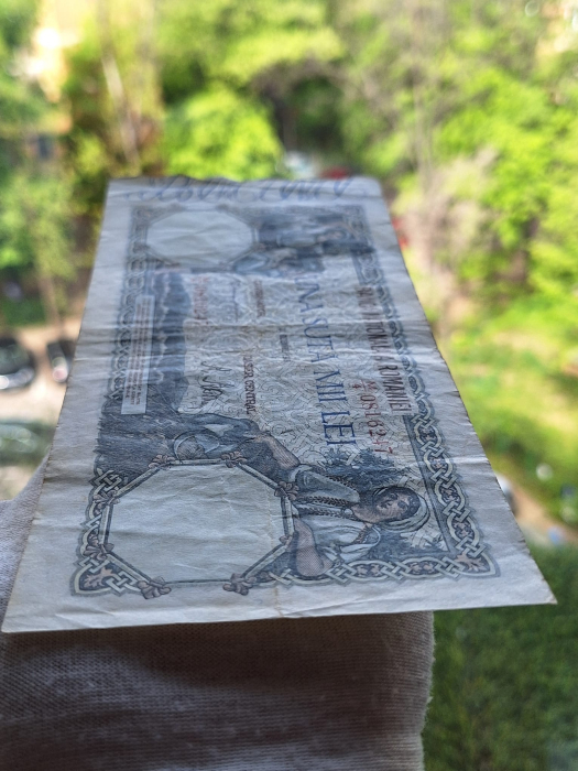 Romania, 100000 lei decembrie 1946, seria M/4 0816247, circulata [6]