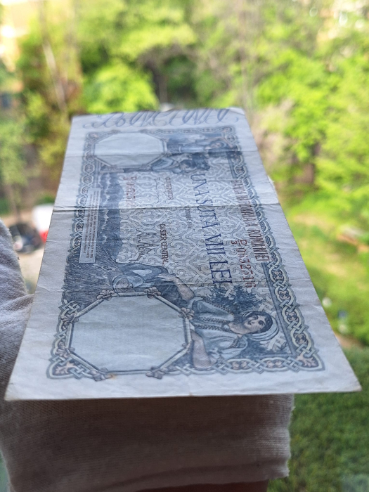 Romania, 100000 lei octombrie 1946, seria D/3 0632316, circulata [6]