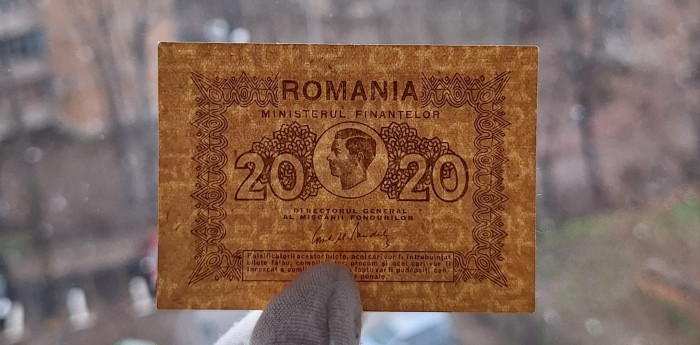 Romania 20 Lei 1945, Regele Mihai, UNC- [3]