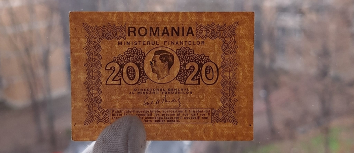 Romania 20 Lei 1945, Regele Mihai, UNC- [3]