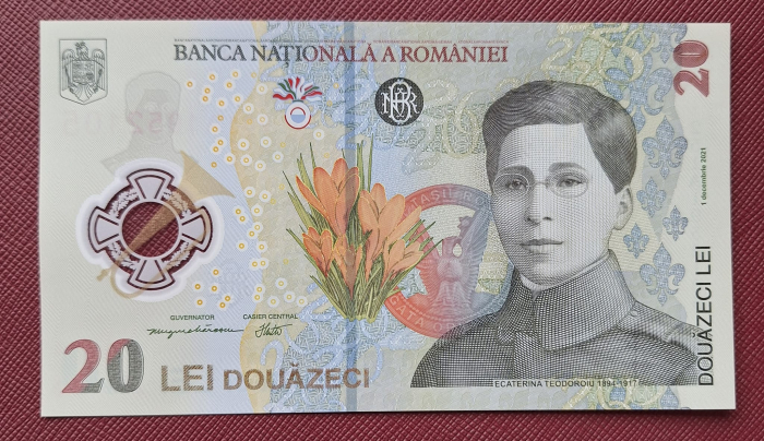 Romania 20 lei 2025, polimer, necirculata, prefix 251A [2]