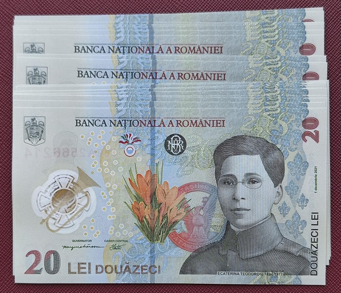 Romania 20 lei 2026, polimer, necirculata, prefix 262A [2]
